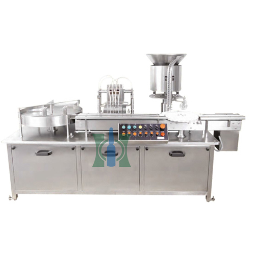 Liquid Vial Filling Machine With Rubber Stoppering