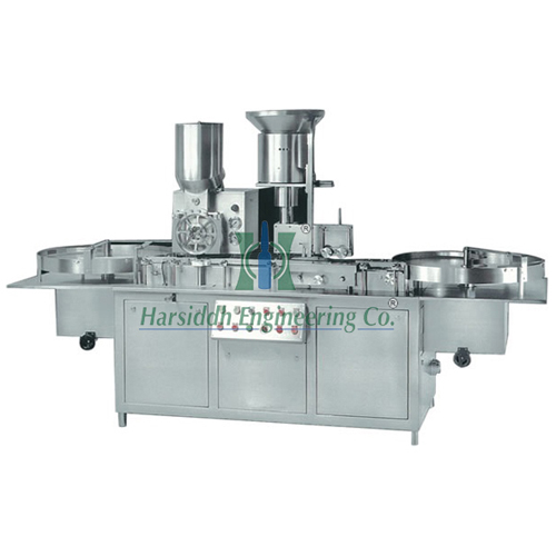 Injectable Dry Powder Vial Filling With Rubber Stoppering Machine (Single Wheel)