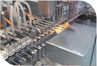 Eight Head Closed Ampoule Filling and Sealing Machine